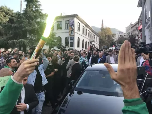 Vali Küçük'e Meşaleli Uğurlama
