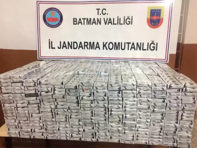 Batman'da 4 Bin Paket Kaçak Sigara Ele Geçirildi