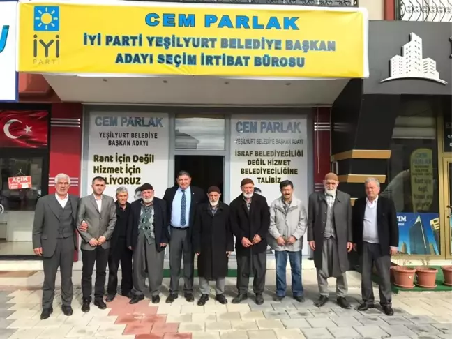 İyi Parti Yeşilyurt Adayı Cem Parlak'a Ziyaret