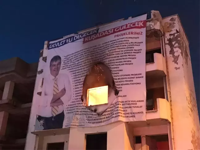 Kuşadası'nda Yangın