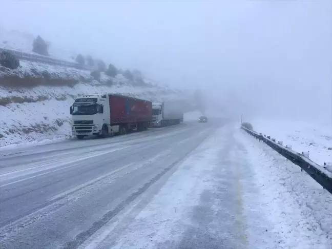 Karaman'da Kar Yağışı