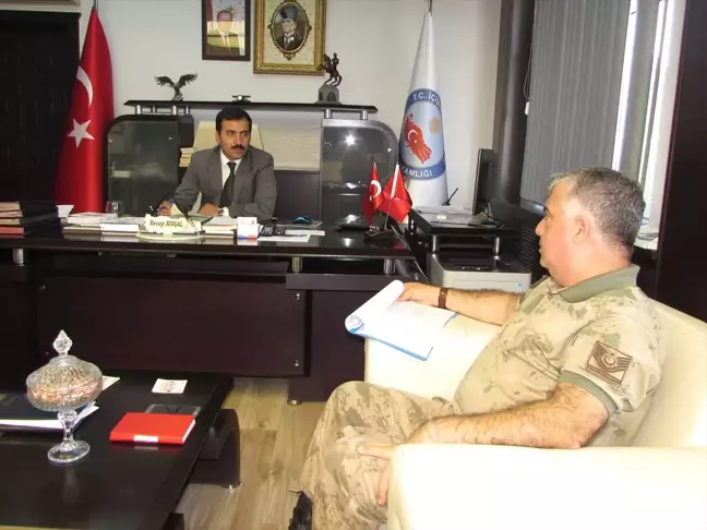 Karaköse'den Kaymakam Koşal'a Ziyaret