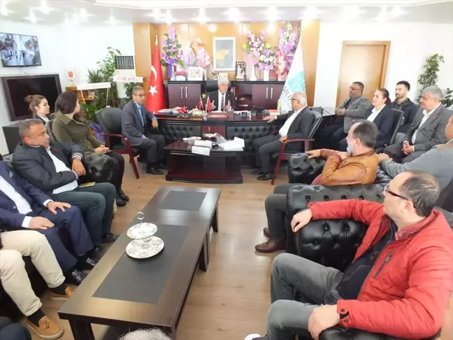AK Parti Silifke İlçe Teşkilatından Başkan Aktan'a Ziyaret