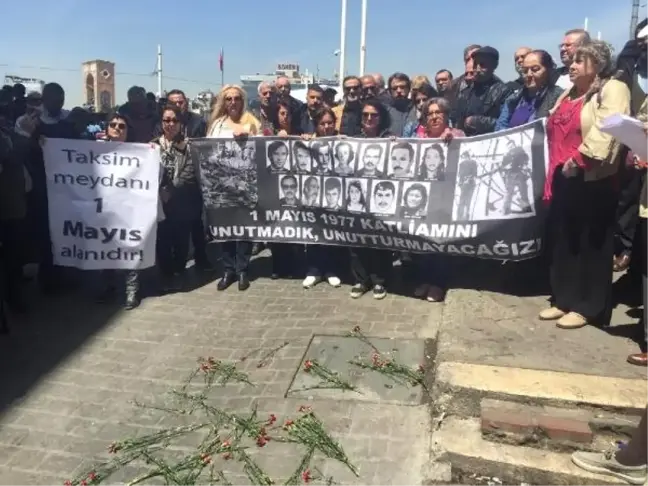 1 Mayıs 1977'de Ölenler Kazancı Yokuşu'nda Anıldı