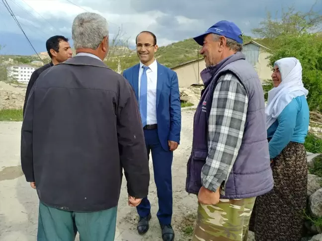 Keban Kaymakamı Tepeli'den Köylerde İnceleme