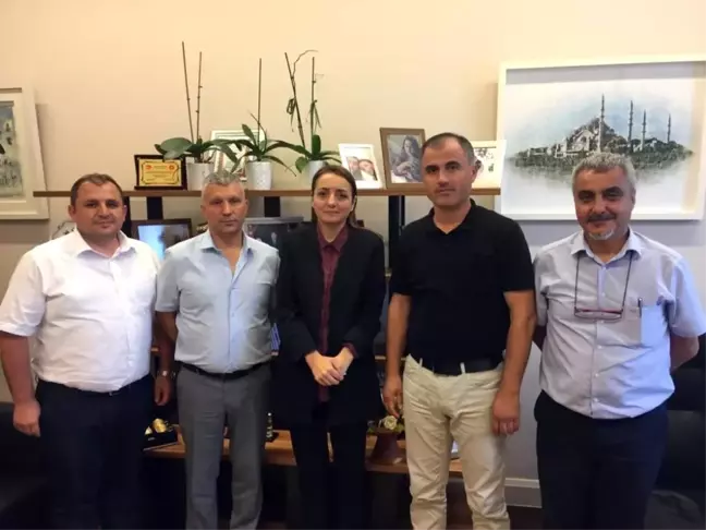 GMİS yöneticileri Başdanışman Saadet Oruç ile görüştü