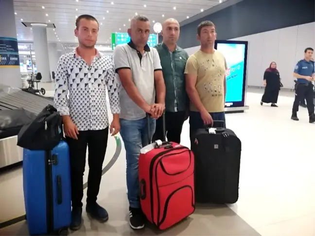 Libya'da serbest bırakılan 6 Türk yurda döndü