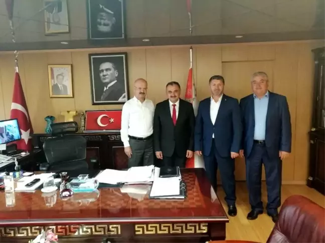 Başkan Cabbar, yeni emniyet binası için Emniyet Genel Müdürlüğü'nü ziyaret etti