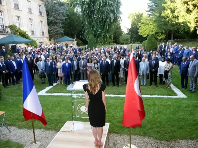 Türkiye'nin Paris Büyükelçiliği'nde 15 Temmuz anma töreni