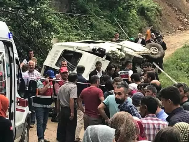 Giresun'da 6 kişinin öldüğü kazada, şoför tutuklandı