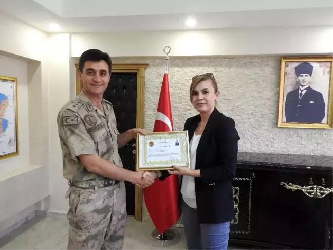 Tuşba İlçe Jandarma Komutanı Uzun için veda yemeği