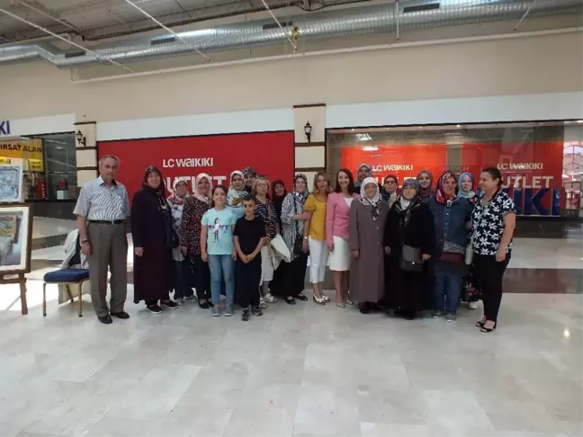 Demirköylü kursiyerlerden sergi açılışı