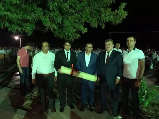 Kaymakam Kaya'ya veda yemeği