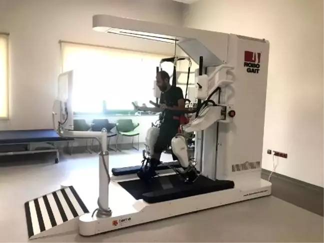 Felçli hastaların umudu yürüme robotu, bursa şehir hastanesi'nde