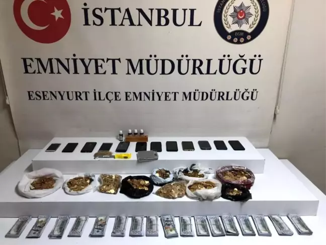 Esenyurt'ta sahte altın ve dolar operasyonu