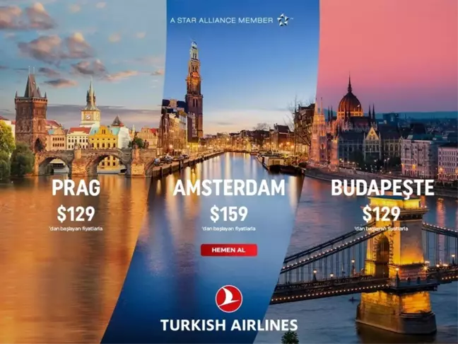 Türk Hava Yolları'ndan Orta Avrupa yolcuları için kampanya