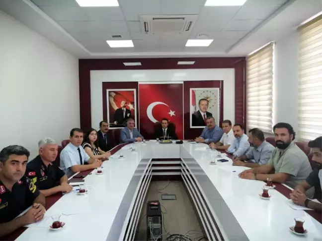 Kahta'da spor güvenlik kurulu toplandı.