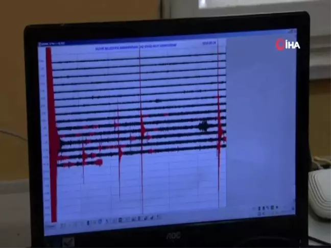 4.6'lık depremin grafiksel görüntüleri kameralara yansıdı