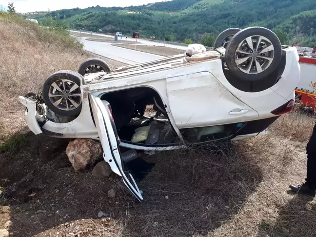 Amasya'da iki otomobil çarpıştı: 2 yaralı
