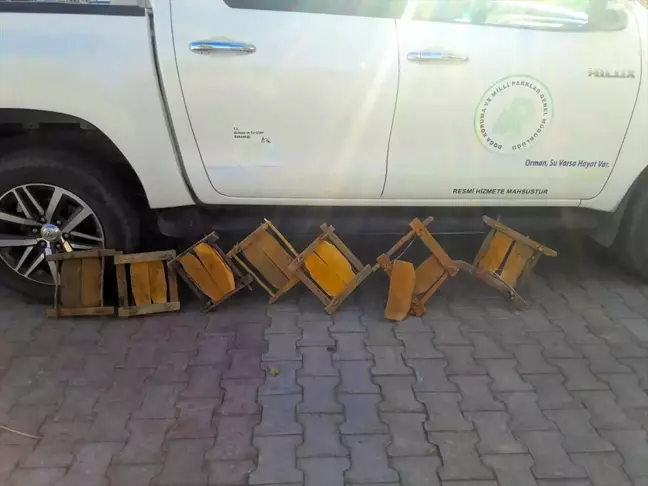 Konya'da tuzakla keklik avına ceza