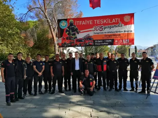 Alaşehir'de 'İtfaiye' sergisine yoğun ilgi