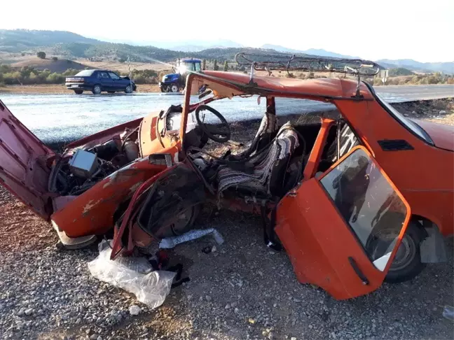Kütahya'da trafik kazası: 1'i ağır 3 yaralı