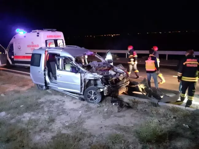 Aksaray'da trafik kazası: 1 yaralı