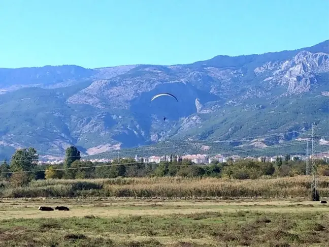 Kargı yamaç paraşütünde Ölüdenize rakip