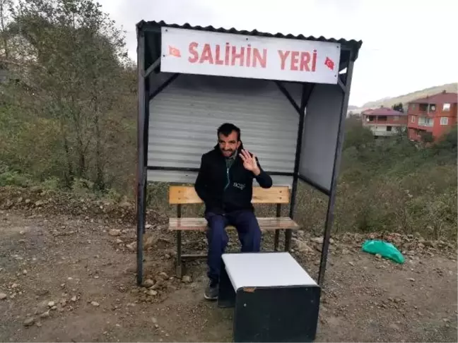 Engelli Salih'in durak sevinci