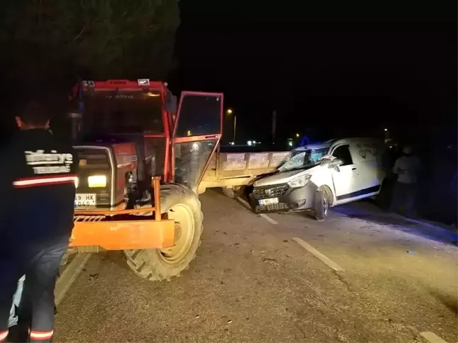 Tekirdağ'da feci kaza: 2 yaralı