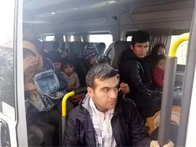 Ayvacık'ta 45 kaçak göçmen yakalandı