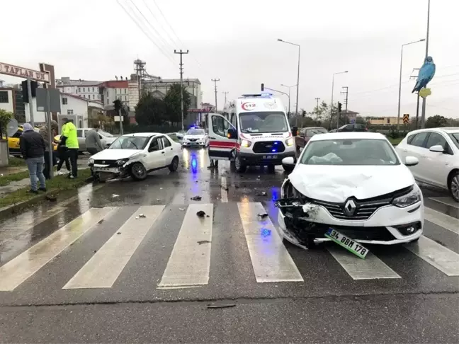 Samsun'da trafik kazası: 4 yaralı