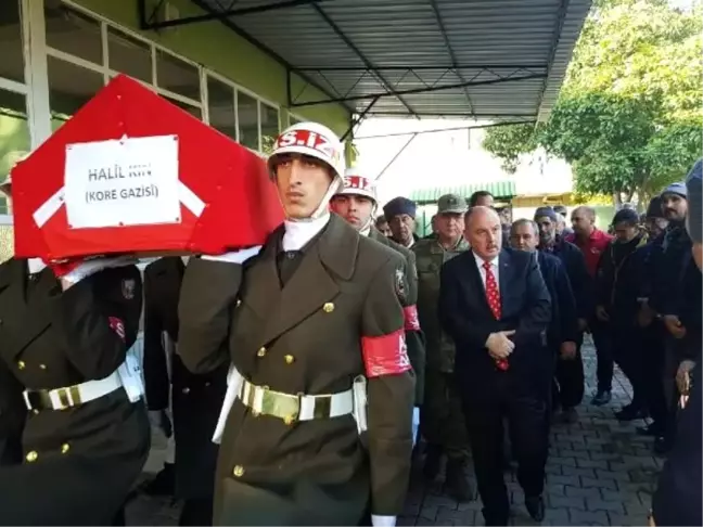 Kore gazisi, son yolculuğuna uğurlandı