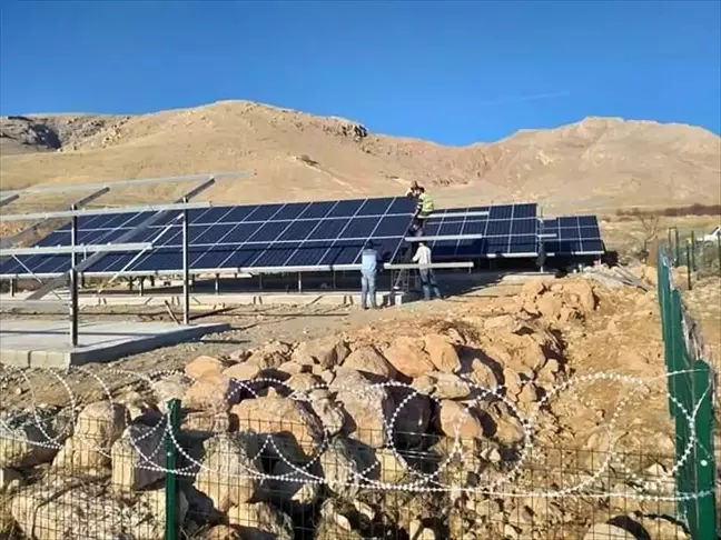 İçme suyu için köyde GES Kuruldu