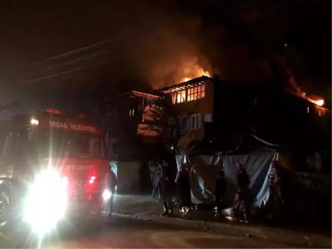 Tokat'ta korkutan yangın