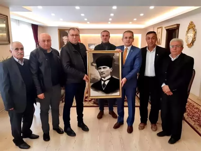 Kaymakam Pişkin'e teşekkür ziyareti