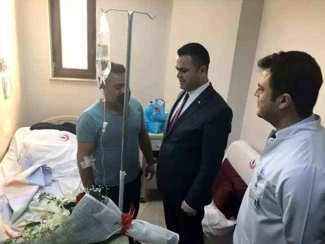 Tarsus Kaymakamı Otcu'dan patlamada yaralananlara geçmiş olsun ziyareti