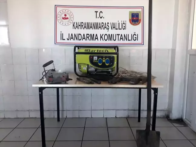 Kahramanmaraş'ta kaçak kazı yapan 3 kişi yakalandı