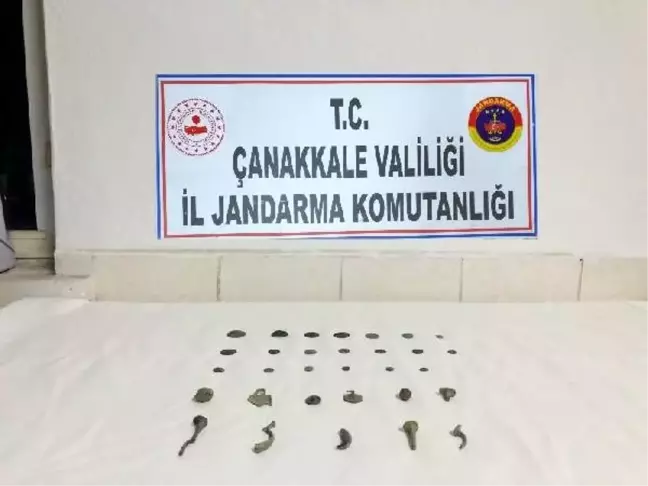 Çanakkale'de tarihi eser kaçakçılığı operasyonuna 2 gözaltı