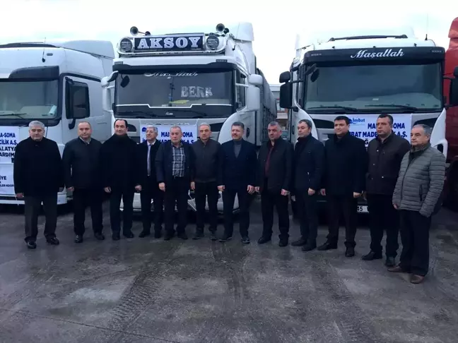 Soma'dan deprem bölgesine 100 ton kömür yardımı