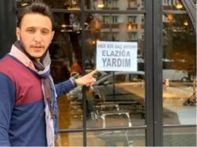 Her saç kesim ücretinin yarısı Elazığ'a