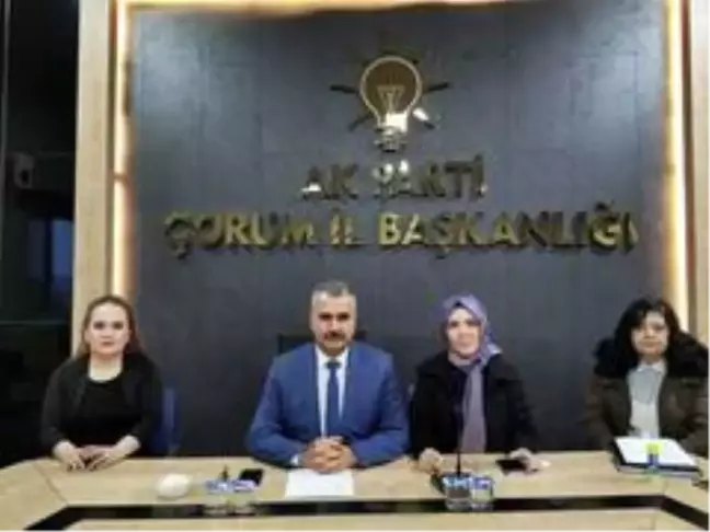 AK Parti Çorum İl Başkanı Yusuf Ahlatcı;