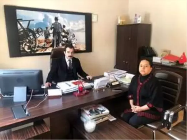 Kaymakam Akköz'den İlçe Tarım ve Orman Müdürü Sırakaya'ya ziyaret