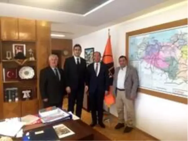 Başkanlardan Karayolları Bölge Müdürü Güzel'e 'Hayırlı olsun' ziyareti