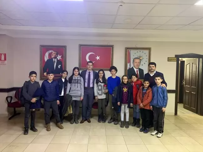 Kulp'un ilk mucitleri takımı Kaymakam Gözlet'in konuğu oldu