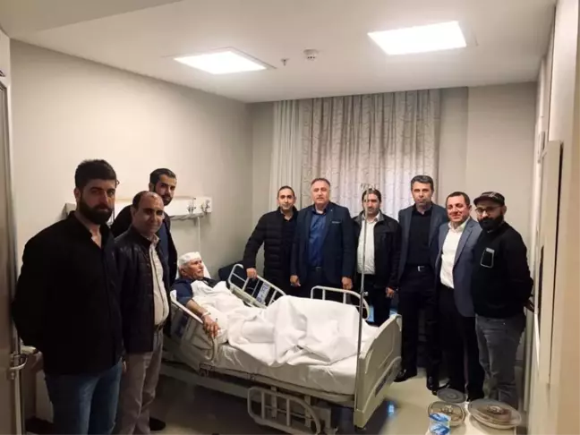 Başkan Ensarioğlu'ndan Sağlık-Sen Şırnak Şube Başkanı Ucaş'a geçmiş olsun ziyareti