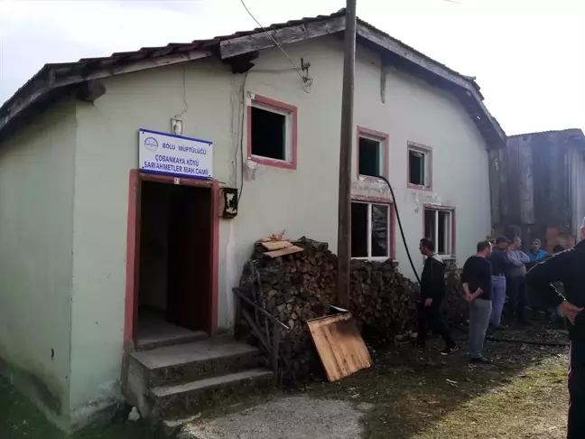 Bolu'da camide yangın