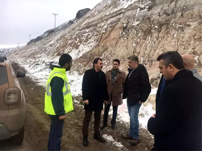 Kaymakam Koşal, Karakurt Barajı'nda incelemelerde bulundu