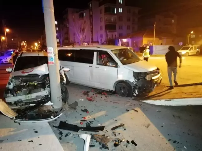 Aksaray'da trafik kazası: 4 yaralı