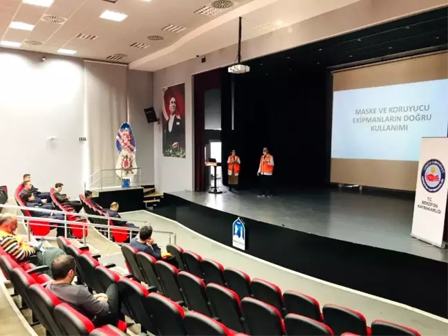 Vefa Sosyal Destek Grubu'na hijyen kuralları anlatıldı